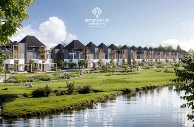 Kawasan Danau di Summarecon Tangerang