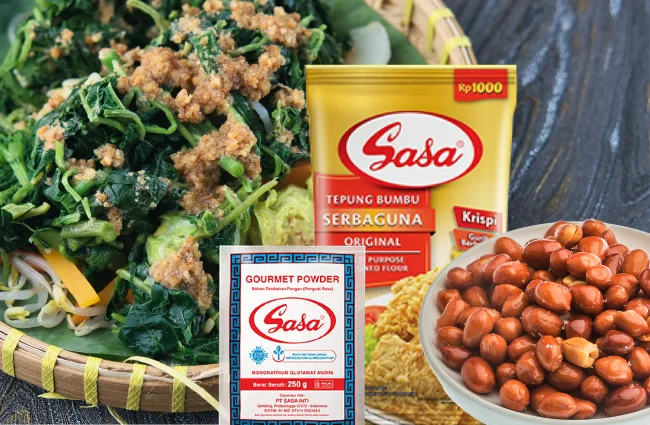 Bumbu pecel sayur gurih