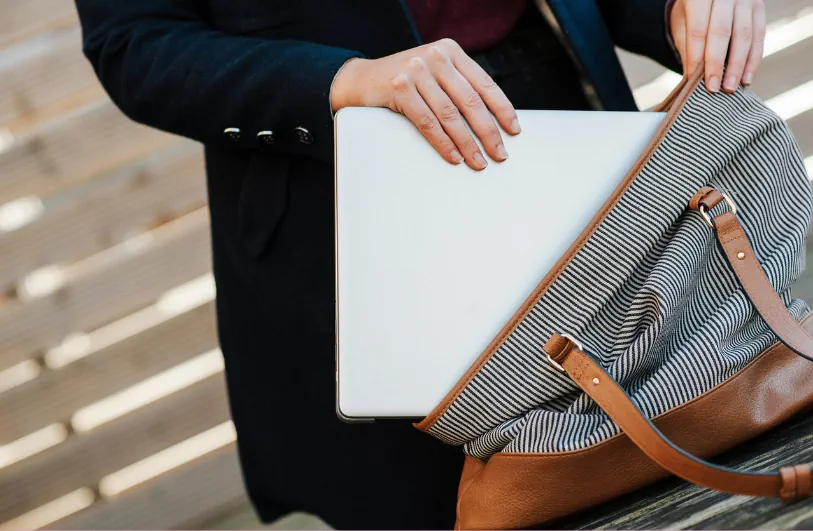 laptop totebag with more space