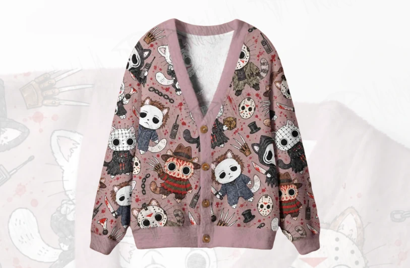 goth cardigan sweaters