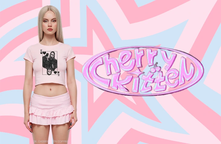 y2k halloween baby tee
